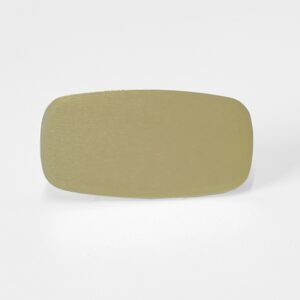 Namnskylt Alumamark 62 x 32 mm "TV-Bricka" - Silver & Guld